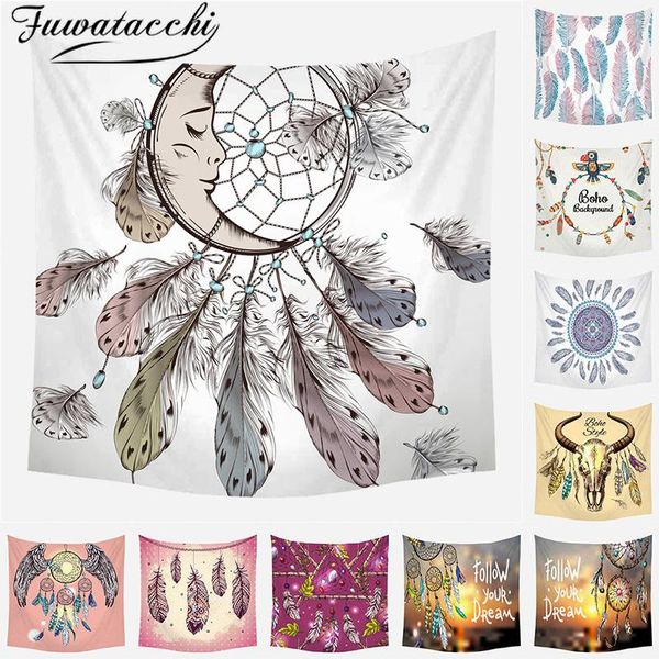tapestries fuwatacchi colorful feather wall dreamcatcher tapestry large macrame hanging decor home bedroom decorations ins
tapestries fuwatacchi colorful feather wall dreamcatcher tapestry large macrame hanging decor home bedroom decorations ins