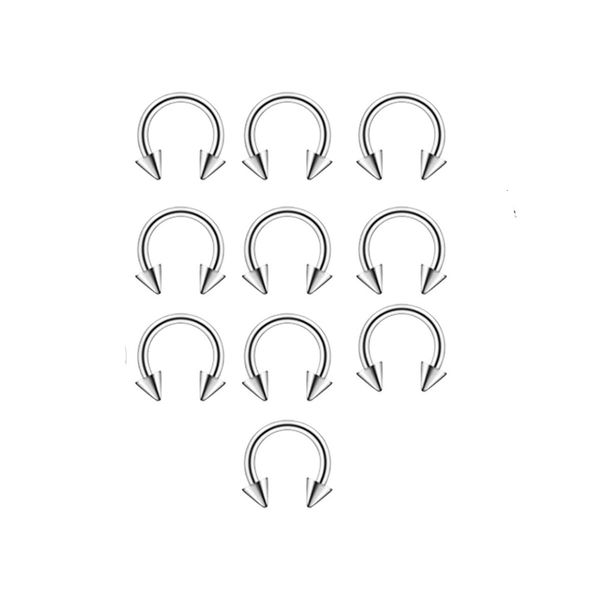 10 pieces / pack fashion titanium steel puncture accessories 10mm universal ring earrings eyebrow nails lip
10 pieces / pack fashion titanium steel puncture accessories 10mm universal ring earrings eyebrow nails lip
