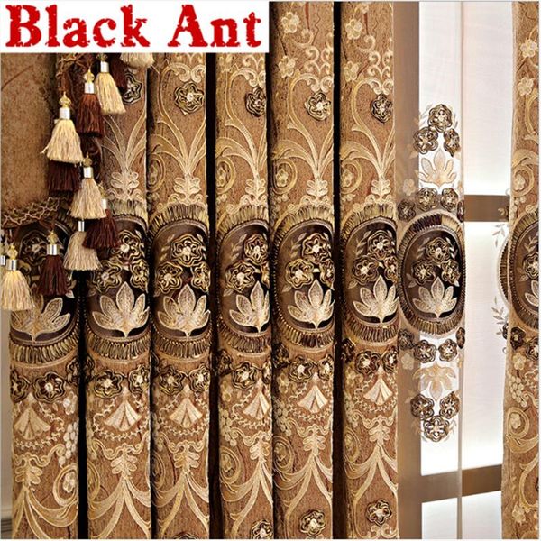 coffee embroidery curtain blackout for living room chenille villa noble window blinds drape home decora european style x-jd842
coffee embroidery curtain blackout for living room chenille villa noble window blinds drape home decora european style x-jd842
