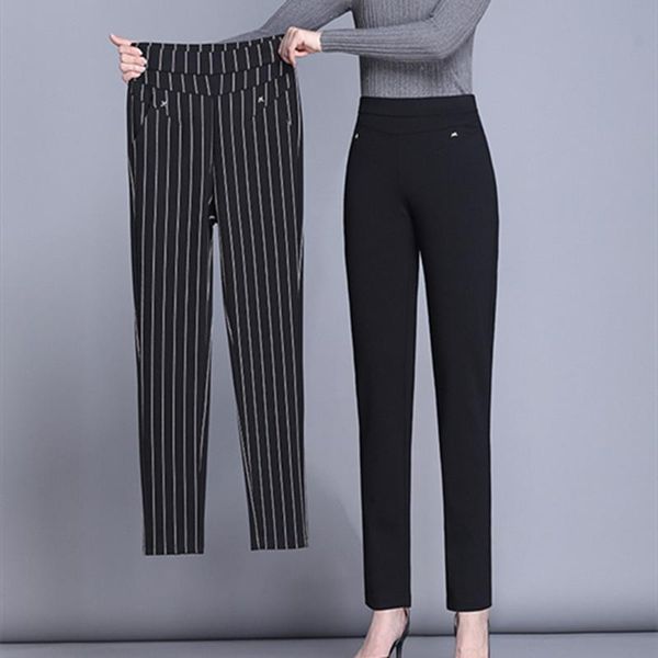 women's pants & capris women stripe black harem high waist casual long trousers fall winter loose solid slim female trouser, Black;white
women's pants & capris women stripe black harem high waist casual long trousers fall winter loose solid slim female trouser, Black;white