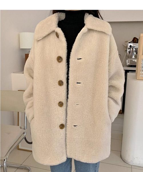 winter turn down collar hairy shaggy faux sheep fur jacket long sleeve furry fur women jacket mid long outerwear, Black
winter turn down collar hairy shaggy faux sheep fur jacket long sleeve furry fur women jacket mid long outerwear, Black