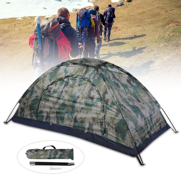 tents and shelters camping tent for 1 person single layer outdoor portable camouflage fishing waterproof hiking
tents and shelters camping tent for 1 person single layer outdoor portable camouflage fishing waterproof hiking