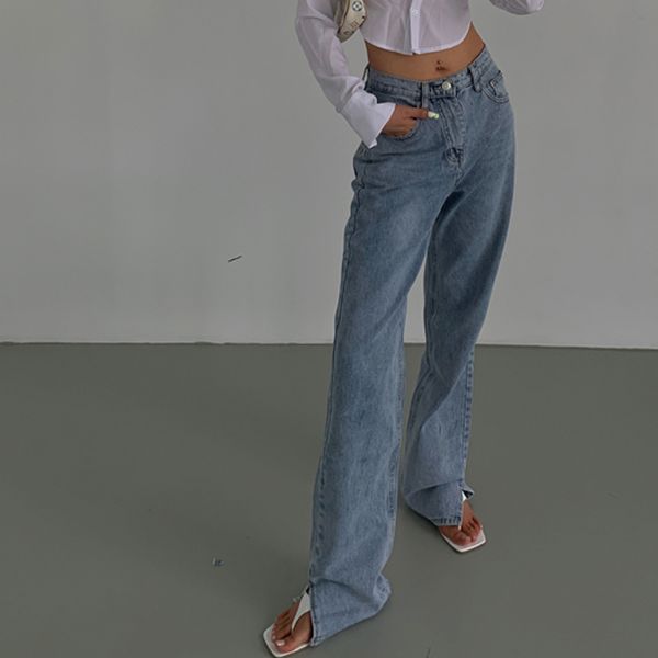 2021 new ies 2021-waist tall brem overlength floorlength black denim straight streetwear pants 3b73, Blue
2021 new ies 2021-waist tall brem overlength floorlength black denim straight streetwear pants 3b73, Blue