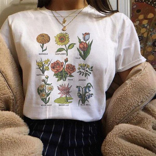 harajuku vintage wildflower graphic tshirt women kawaii cartoon vegan floral print tee shirt femme fashion grunge aesthetic, White
harajuku vintage wildflower graphic tshirt women kawaii cartoon vegan floral print tee shirt femme fashion grunge aesthetic, White