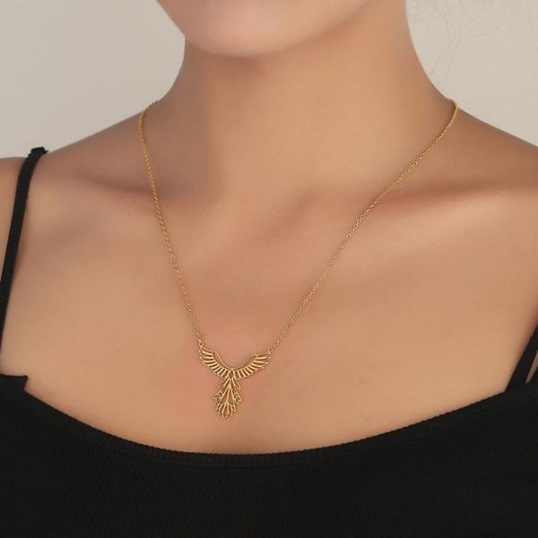 chains delicate origami phoenix necklaces stainless steel divine bird pendant lucky mother girlfriend charm, Silver
chains delicate origami phoenix necklaces stainless steel divine bird pendant lucky mother girlfriend charm, Silver