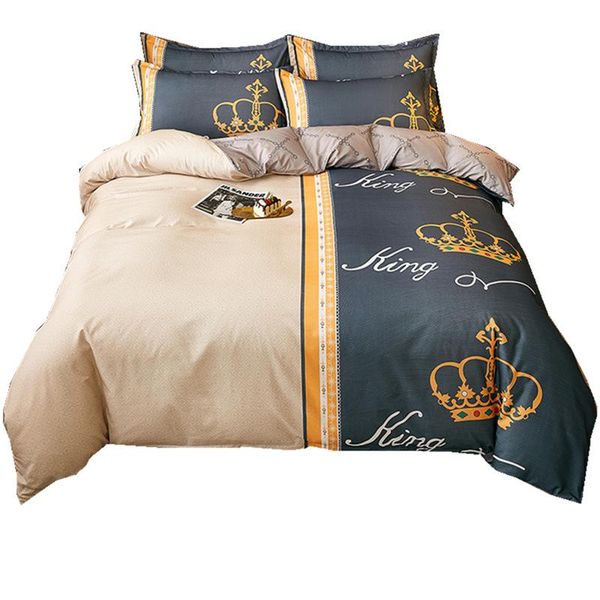 bedding sets 220x230cm luxury crown cotton print 4 pcs comforter thick brushed duvet cover bed sheet king size
bedding sets 220x230cm luxury crown cotton print 4 pcs comforter thick brushed duvet cover bed sheet king size