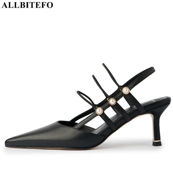 sandals allbitefo pointed toe stiletto soft genuine leather high heels fashion street women shoes summer, Black
sandals allbitefo pointed toe stiletto soft genuine leather high heels fashion street women shoes summer, Black