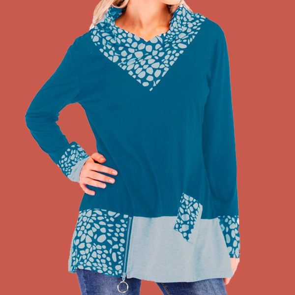 women's hoodies & sweatshirts diagonal zipper hoodie polka dot with pocket poleron mujer 2021 5xl plus size tunic long sleeve asymmetri, Black
women's hoodies & sweatshirts diagonal zipper hoodie polka dot with pocket poleron mujer 2021 5xl plus size tunic long sleeve asymmetri, Black