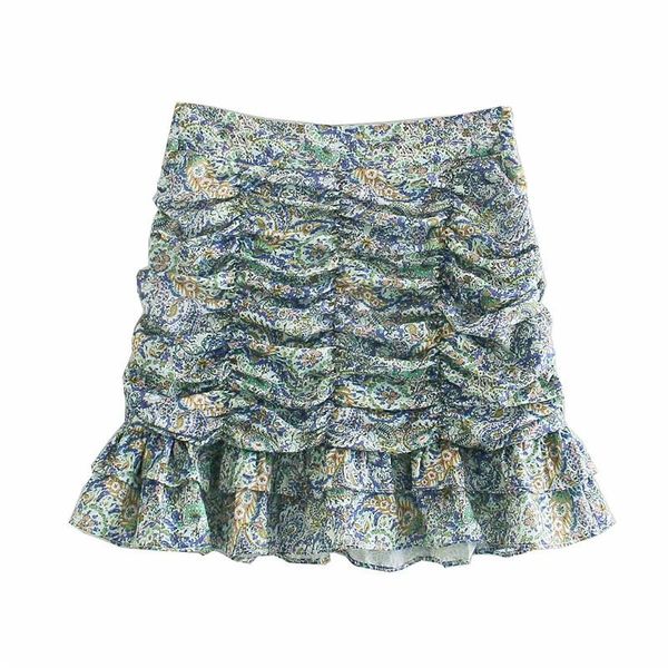 skirts women floral print skirt summer vintage high waist folds hem ruffles pleated chic side zipper mujer 2021, Black
skirts women floral print skirt summer vintage high waist folds hem ruffles pleated chic side zipper mujer 2021, Black