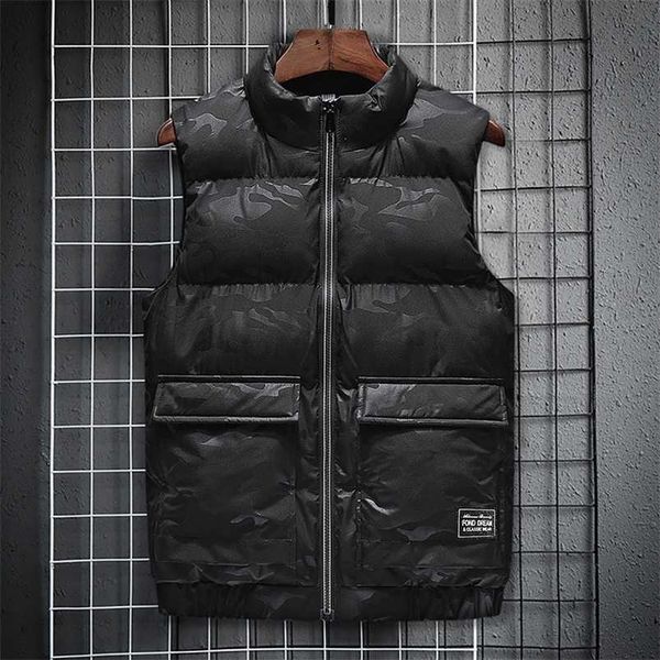 ymwmhu 7xl 8xl mens vest jackets sleeveless men's warm vests homme casual thicken waistcoat plus size chalecos para hombre 211111, Black;white
ymwmhu 7xl 8xl mens vest jackets sleeveless men's warm vests homme casual thicken waistcoat plus size chalecos para hombre 211111, Black;white