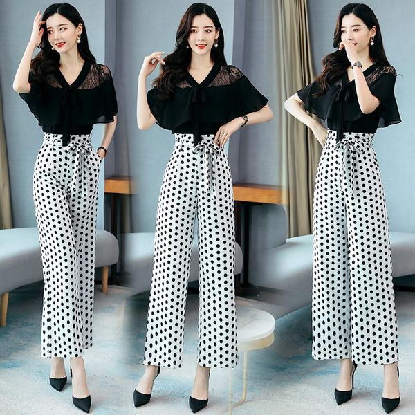 women's tracksuits 2021 summer women two piece sets short sleeve lace hollow shirt +dot wide leg pants trousers 2 beach suits, Gray
women's tracksuits 2021 summer women two piece sets short sleeve lace hollow shirt +dot wide leg pants trousers 2 beach suits, Gray