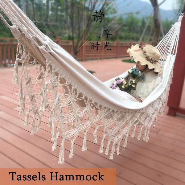 camp furniture tassels hammock swing large double canvas cotton linen bohemian home decor hanging bed outdoor camping supplies
camp furniture tassels hammock swing large double canvas cotton linen bohemian home decor hanging bed outdoor camping supplies