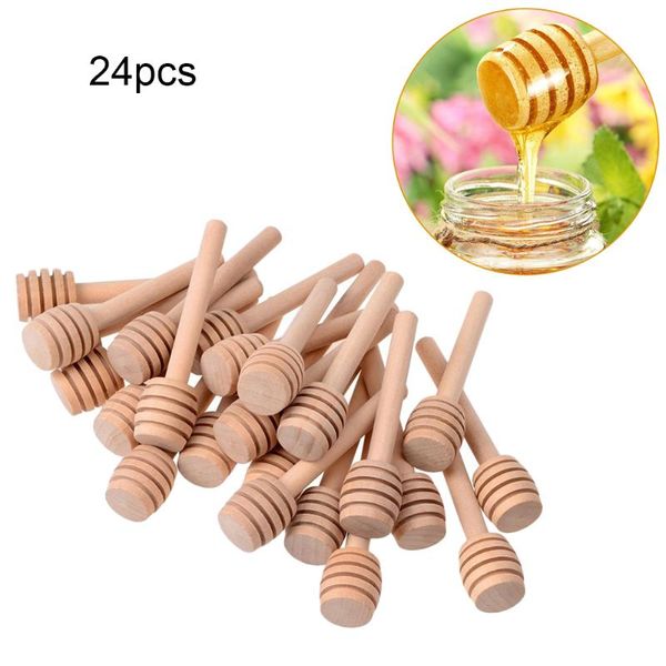 spoons 24pcs honey stir bar mixing handle jar spoon wood dipper long stick supplies wooden tableware kitchen tools
spoons 24pcs honey stir bar mixing handle jar spoon wood dipper long stick supplies wooden tableware kitchen tools