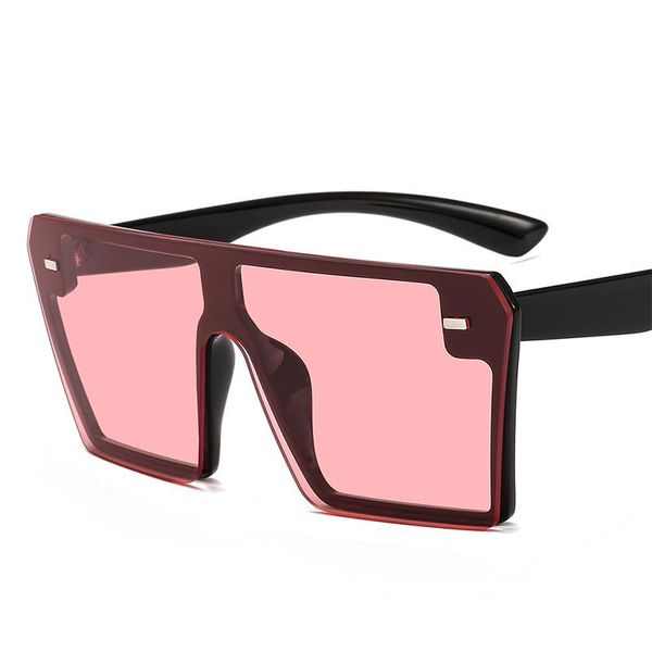 sunglasses 2021 oversized flat women large square rimless men big frame vintage sun glasses female male uv400, White;black
sunglasses 2021 oversized flat women large square rimless men big frame vintage sun glasses female male uv400, White;black
