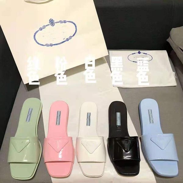 slippers 2021 summer ladies flat triangle decoration square toe heel fashion casual, Black
slippers 2021 summer ladies flat triangle decoration square toe heel fashion casual, Black