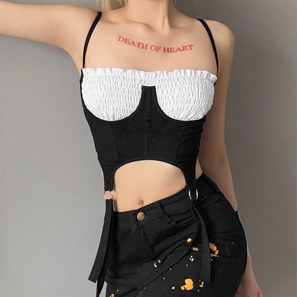 women's tanks & camis women fashion patchwork tank summer stylish sleeveless crop vest clothes for ladies female casual, White
women's tanks & camis women fashion patchwork tank summer stylish sleeveless crop vest clothes for ladies female casual, White