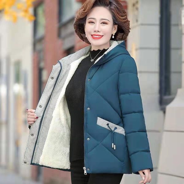 women's down & parkas fdfklak middle-aged elderly cotton mother gift winter coat 5xl plus velvet zipper jacket women oversized fleece h, Black
women's down & parkas fdfklak middle-aged elderly cotton mother gift winter coat 5xl plus velvet zipper jacket women oversized fleece h, Black