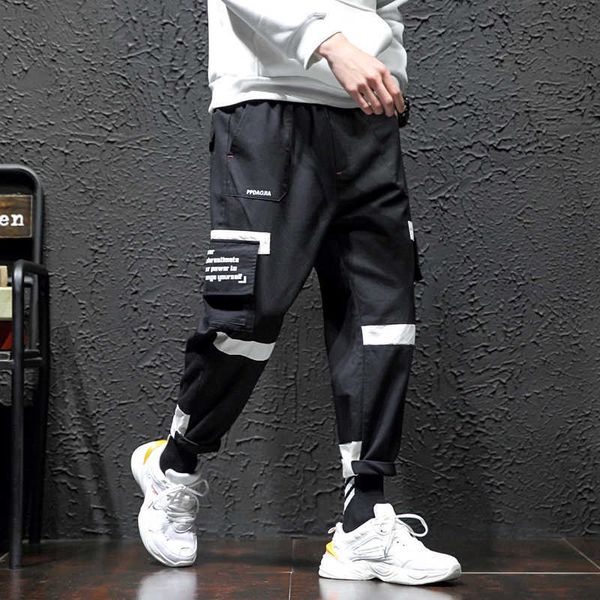 men's pants cotton men color blcok streetwear cargo autumn mens hip hop joggers male fashions sweatpants plus size overalls 5mxl d3xd, Black
men's pants cotton men color blcok streetwear cargo autumn mens hip hop joggers male fashions sweatpants plus size overalls 5mxl d3xd, Black