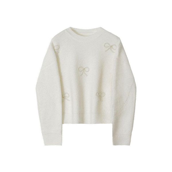 women's sweaters femmes women jumpres beading loose plush angora fur long sleeves pullover knitted mink cashmere sweater, White;black
women's sweaters femmes women jumpres beading loose plush angora fur long sleeves pullover knitted mink cashmere sweater, White;black