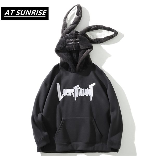amusing rabbit ears hip hop fleece hoodies men/women casual hooded streetwear sweatshirts hip hop harajuku male 201128, Black
amusing rabbit ears hip hop fleece hoodies men/women casual hooded streetwear sweatshirts hip hop harajuku male 201128, Black
