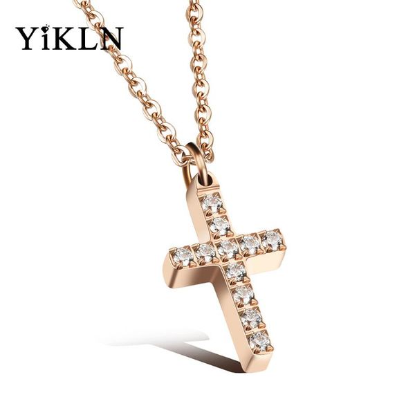 pendant necklaces yikln simple retro cross necklace classic 316l stainless steel cubic zirconia women men jewelry 2 colors yn17067, Silver
pendant necklaces yikln simple retro cross necklace classic 316l stainless steel cubic zirconia women men jewelry 2 colors yn17067, Silver