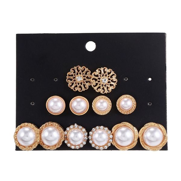 pearls stud earrings for women girls super large pearl ear studs earring wedding fashion jewelry gifts, Golden;silver
pearls stud earrings for women girls super large pearl ear studs earring wedding fashion jewelry gifts, Golden;silver