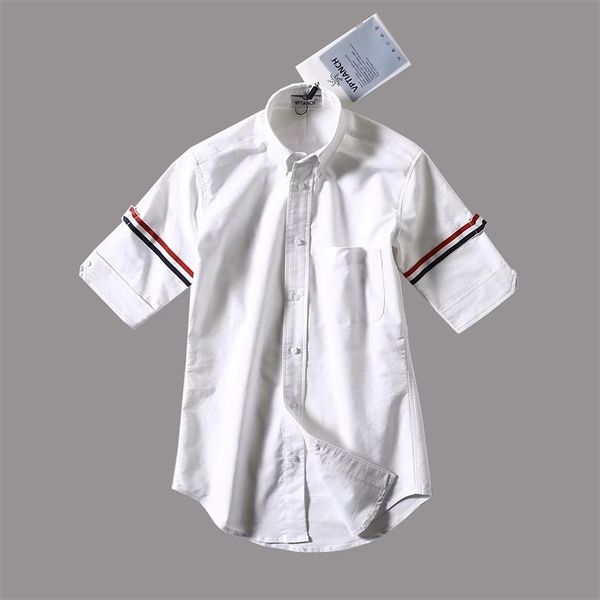 summer striped ribbon white women loose thin short sleeve shirt versatile college style casual cardigan fashion, White;black
summer striped ribbon white women loose thin short sleeve shirt versatile college style casual cardigan fashion, White;black