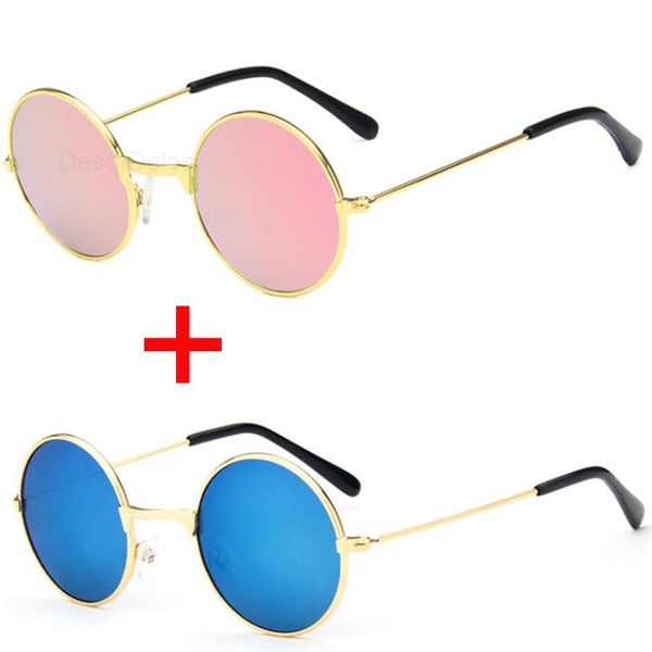 sunglasses 2pcs/lot round kids metal frame glasses anti-uv sun for boys girls eyewear children oculos uv400 gift, Blue
sunglasses 2pcs/lot round kids metal frame glasses anti-uv sun for boys girls eyewear children oculos uv400 gift, Blue