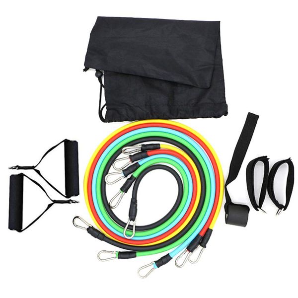 resistance bands 11pcs/set latex pull rope with door anchor handle ankle strap trainers force core training tool
resistance bands 11pcs/set latex pull rope with door anchor handle ankle strap trainers force core training tool
