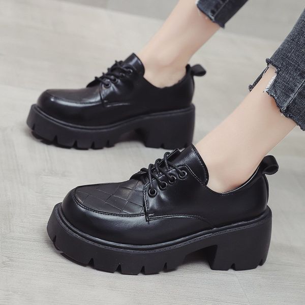 2021 spring women platform shoes leather lace up shoes plaid sewing oxford shoes lolita thick sole high heels muje 8919n, Black;white
2021 spring women platform shoes leather lace up shoes plaid sewing oxford shoes lolita thick sole high heels muje 8919n, Black;white