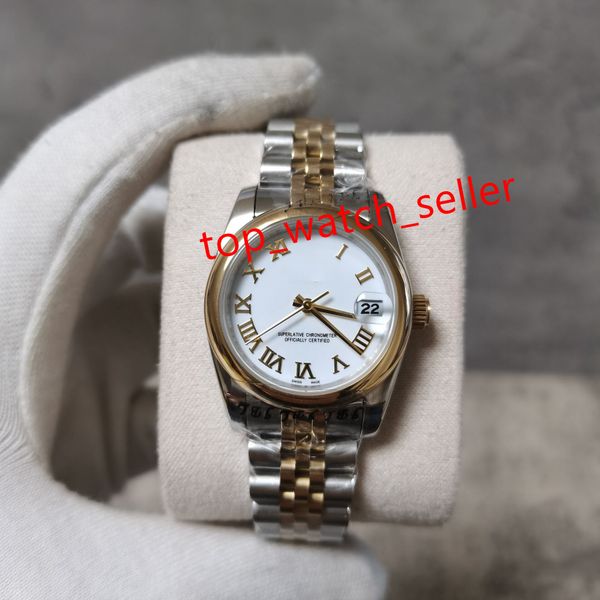 new 2 style luxury women womens watch 31mm white dial stainless steel strap automatic movement diamond watches sport mechanical wristwatches, Slivery;brown
new 2 style luxury women womens watch 31mm white dial stainless steel strap automatic movement diamond watches sport mechanical wristwatches, Slivery;brown