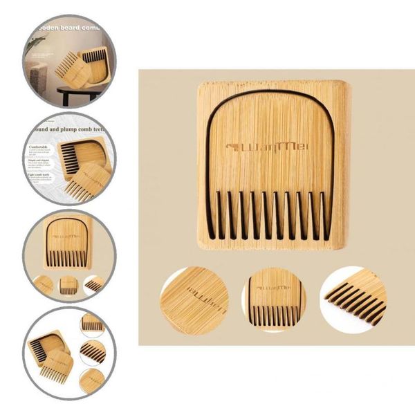 hair brushes moustache brush non-knotted exquisite grooming square pocket comb, Silver
hair brushes moustache brush non-knotted exquisite grooming square pocket comb, Silver