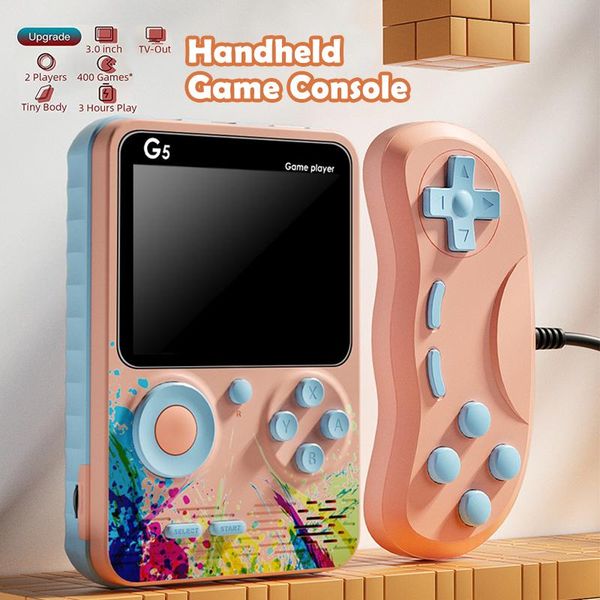 portable game players g5 handheld usb mini macaron colorful 3.0 inch classic retro video gaming console birthday gift for kids 
portable game players g5 handheld usb mini macaron colorful 3.0 inch classic retro video gaming console birthday gift for kids