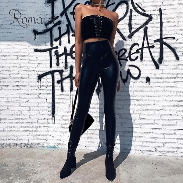 women's pants & capris fashion pu leather women bodycon solid color high waist winter warm casual trousers streetwear, Black;white
women's pants & capris fashion pu leather women bodycon solid color high waist winter warm casual trousers streetwear, Black;white