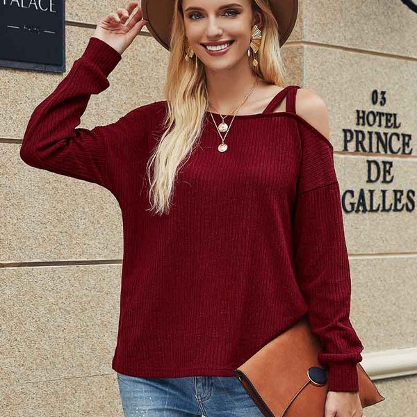women designers clothes 2020 fashion wholesale joining slash neck loose type long sleeve pure color off-the-shoulder leisure crop, White
women designers clothes 2020 fashion wholesale joining slash neck loose type long sleeve pure color off-the-shoulder leisure crop, White