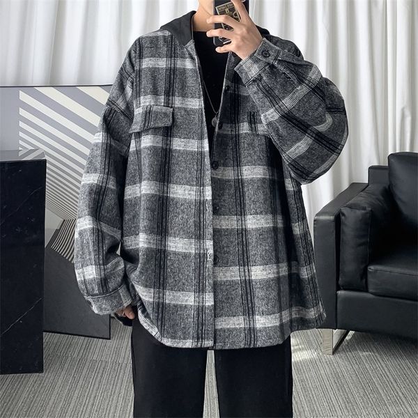 men's hoodies & sweatshirts spring male jacket casual fashion loose jackets and men's hip hop streetwear plaid viow, Black
men's hoodies & sweatshirts spring male jacket casual fashion loose jackets and men's hip hop streetwear plaid viow, Black