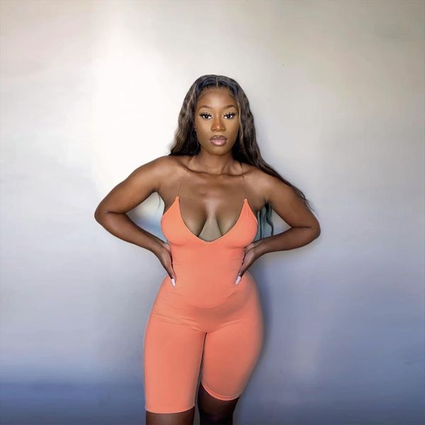 fitness high street women jumpsuits v neck strap playsuits good stretch streetwwear clothes summer overalls, Black;white
fitness high street women jumpsuits v neck strap playsuits good stretch streetwwear clothes summer overalls, Black;white