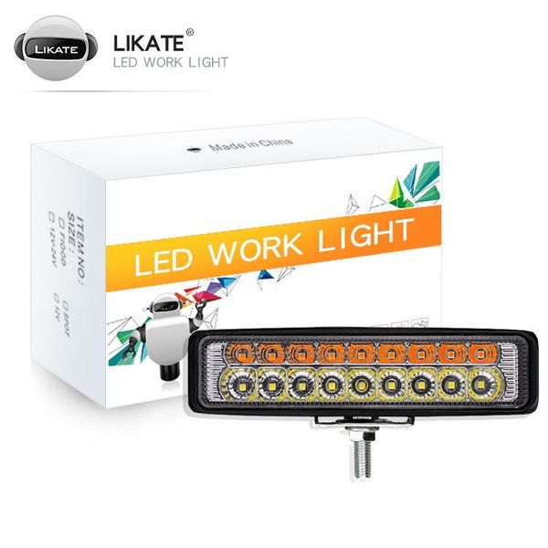 working light car led headlight work lights bi-color in-line yellow white 54w outer small single row
working light car led headlight work lights bi-color in-line yellow white 54w outer small single row