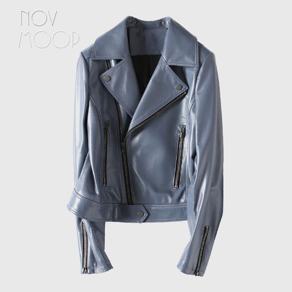 women's leather & faux novmoop korean fashion chic style sheepskin genuine coat women motor biker jacket chaqueta mujer veste femme lt3, Black
women's leather & faux novmoop korean fashion chic style sheepskin genuine coat women motor biker jacket chaqueta mujer veste femme lt3, Black