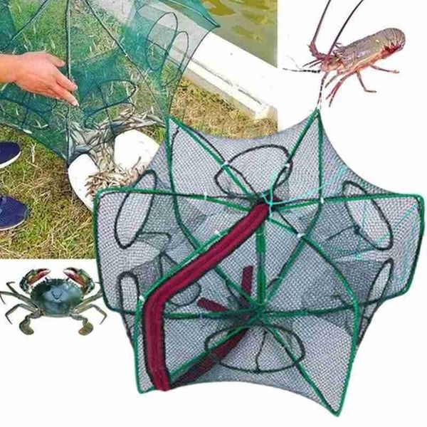 1 pcs fishing net random zipper automatic fishing net shrimp cage foldable crab fish trap cast cast folding trap
1 pcs fishing net random zipper automatic fishing net shrimp cage foldable crab fish trap cast cast folding trap