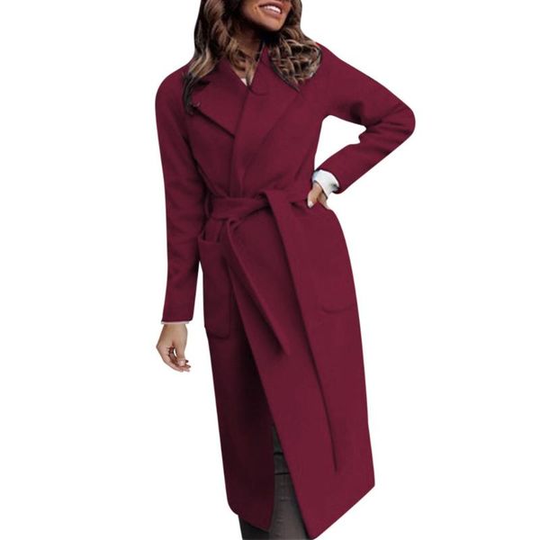 women's wool & blends women jacket autumn winter slim fit lady solid color windbreaker long sleeve coat elegant fashion, Black
women's wool & blends women jacket autumn winter slim fit lady solid color windbreaker long sleeve coat elegant fashion, Black