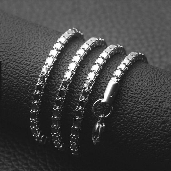 chains men and women fashion classic stainless steel necklace square chain jewelry gift, Silver
chains men and women fashion classic stainless steel necklace square chain jewelry gift, Silver