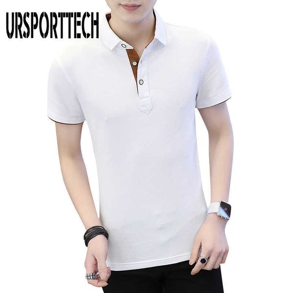 ursporttech summer fansion mens polo shirt casual plain color short sleeve slim polo shirts men fitness polo homme 210528, White;black
ursporttech summer fansion mens polo shirt casual plain color short sleeve slim polo shirts men fitness polo homme 210528, White;black