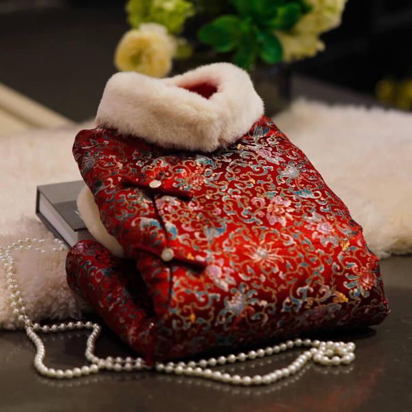 ethnic clothing year qipao small coat thickened cotton jacket improved chinese style tang women's winter clothes, Red
ethnic clothing year qipao small coat thickened cotton jacket improved chinese style tang women's winter clothes, Red