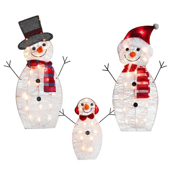 garden decorations set of 3 outdoor snowman family christmas decorations, pre-lit led lights outside holiday xmas decor for yard, lawn,
garden decorations set of 3 outdoor snowman family christmas decorations, pre-lit led lights outside holiday xmas decor for yard, lawn,