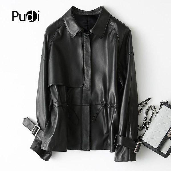 women's leather & faux pudi women genuine coat jacket winter real girl female long coats trench jackets black color a29104
women's leather & faux pudi women genuine coat jacket winter real girl female long coats trench jackets black color a29104