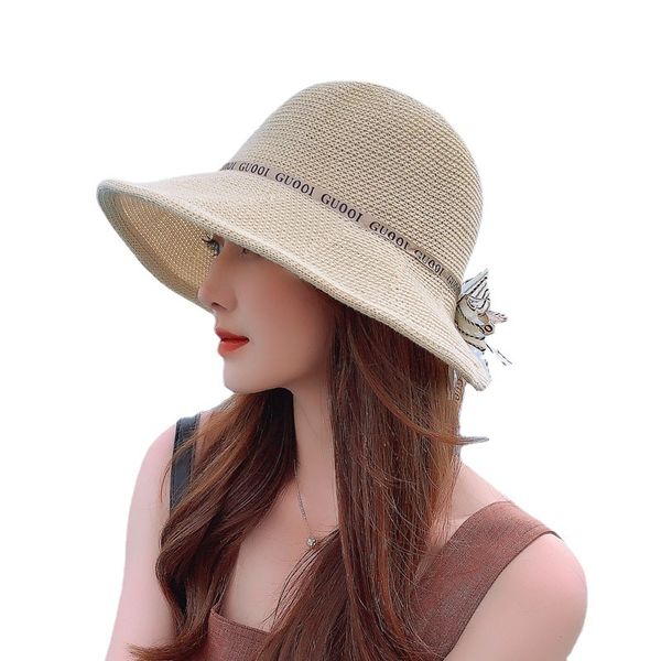 hats for woman summer straw hat thin ribbon knit fisherman hat travel sun protection hat net red joker sunhats, Blue;gray
hats for woman summer straw hat thin ribbon knit fisherman hat travel sun protection hat net red joker sunhats, Blue;gray