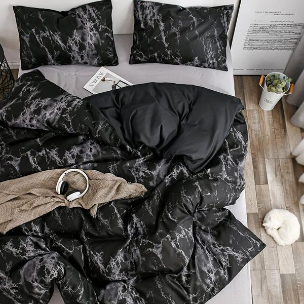 bedding sets arrival duvet cover with pillowcase quilt 3pcs set marble geometric double sided bed linings bedclothes
bedding sets arrival duvet cover with pillowcase quilt 3pcs set marble geometric double sided bed linings bedclothes