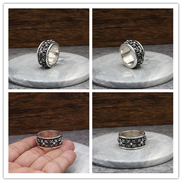 925 sterling silver rotatable crosses band rings american european antique handmade designer punk gothic luxury jewelry accessories gifts
925 sterling silver rotatable crosses band rings american european antique handmade designer punk gothic luxury jewelry accessories gifts