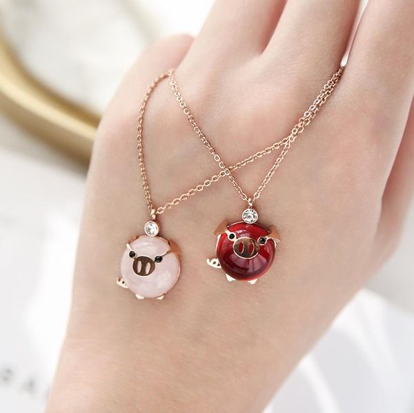 pendant necklaces love pig necklace clavicle chain sweater does not fade personality simple gift ecklace for women men jewelry, Silver
pendant necklaces love pig necklace clavicle chain sweater does not fade personality simple gift ecklace for women men jewelry, Silver